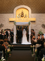 Chuppah in CBE Sanctuary