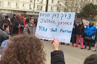 Marching for Justice at Black Lives Matter protest 7 Dec 2014